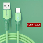 5A Kiirlaadimine USB C Kaabel Samsung Xiaomi jaoks, Žalias
