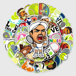 50tk Spordi Kleebised Tennis Veekindlad Graffiti Kleebised