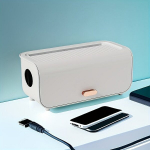 Plastikust Kaabli Halduse Karp, Laua Juhtme Korraldaja., Baltas