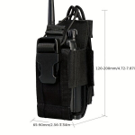 Raadio Kabuur - MOLLE &Uuml;hilduv Walkie-Talkie Hoidik V&ouml;&ouml;le ja Vestile
