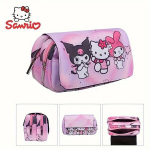 Sanrio Kuromi Suur Maht Pinal - Vastupidav Oxford Kangas, Stiilne Igap&auml;evane Kontoritarvikute Korraldaja, G6682