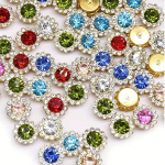 100tk Erinevat V&auml;rvi Rhinestone K&uuml;&uuml;nekinnitused, Y2K Stiil