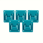 5tk Hotu Vastupidav Abs T&ouml;&ouml;riistahoidjad Makita/Bosch 18V jaoks - Lihtne Paigaldada Seinale Pesa Korrastaja., 5vnt mėlyna