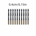 10tk 3.2/3.5/4mm M43 HSS keerdpuur, koobaltpuur, teraspuur., 3,5mm/10vnt