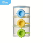 360ml 3 Kihiline BPA Vaba K&uuml;lg Avatud Piimasegu Dosaator, Sinine
