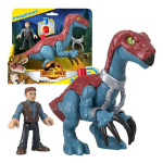 Jurassic World komplekt Imaginext figuurid Therizinosaurus + Owen ZA5096