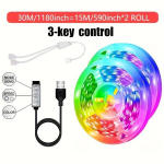 Kasutage LED RGB 2835 Ribavalgust Kodukujunduseks, 100 pėdų / 30 metrų
