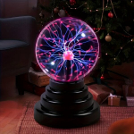 V&otilde;luv Kolme Puudutusega Plasma Palllamp - USB-toitega, Interaktiivne Valgus Peod ja Kingitused.