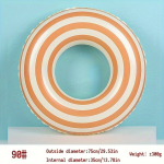 Ujumisr&otilde;ngas Retro PVC, 90 oranžinė