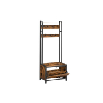 Riidepuu, VASAGLE, 40x65x170 cm, vintagepruun-must.