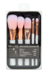 Meigipintslite komplekt Makeup Brushes in Keepsake White with Rose Gold Bys, 5 tk