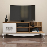 TV-laud Sultan, pruun/valge