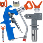 Pihustusp&uuml;stol Rosfix Black Spray BS500 &ndash; K&otilde;rgsurve, Komplekt 2 d&uuml;&uuml;siga, Max r&otilde;hk 500 bar