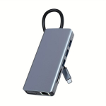 USB C jaotur 12-&uuml;hes koos 4K HDMI-ga