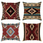 Dekoratiivsed geomeetrilise mustriga Aztec padjad komplekt