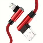 IPhone Kiire Laadimiskaabel 1m/1.5m/2m/3m iPad Airpods Vastupidav., Raudona