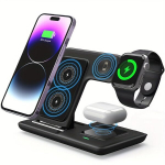 Magnetiline Kokkupandav 3-in-1 Juhtmevaba Laadimisjaam iPhonei Jaoks