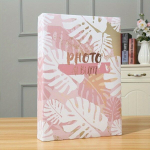 &Uuml;ksik, Stiilne Fotoalbum, 15.24 cm 300 Fotole, Paberi Lehed Kirjutamiseks, Pere- ja &Otilde;pilasfotodele, Banano lapas