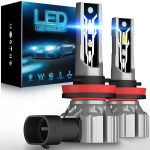 (H8 H9 H11-6000K valge)12000Lm CANBUS H8 LED H7 H11 Led udutuled 9005 HB3 9006 HB4 kollane valge pirn auto s&otilde;idu esilatern BMW Toyota Skoda Ford jaoks, H8 H9 H11-6000K Balta