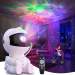 Astronaut Galaxy projektor Starry Sky Night Light Projector kaugjuhtimispuldiga, USB-toitega 360&deg; reguleeritav Spacemani valgusprojektor