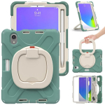 iPad Mini 6 &uuml;mbris p&ouml;&ouml;rleva alusega soomustatud roheline