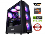 MDATA Gaming Ryzen 5 5600X 32GB 1TB SSD RTX 4070 12 GB NoOS