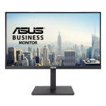 ASUS VA27UQSB 27" 4K Ultra HD LCD monitor, 1.07 miljardit v&auml;rvi, IPS, VESA, pivot, integreeritud k&otilde;larid, USB-hub, reguleeritav k&otilde;rgus, must &ndash; &auml;riklassi kuvapaneel energiat&otilde;hususega F