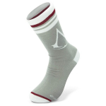 Socks Assassin's Creed - Crest, Grey/White One Size