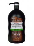 BluxCosmetics Face body and hair wash gel for men with aloe extract 3in1 1l