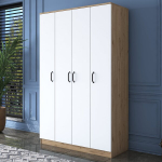 Riidekapp Kalune Design BA116 - 2247, valge/pruun