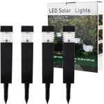 Soliarinis LED sodo &scaron;viestuvas ECOBRIGHT, 4 vnt