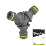 Kolmik voolikuliitmik 3 &uuml;henduse jaoks Bradas LIME LINE