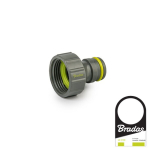 Kraaniliitmik sisekeermega 1" Bradas LIME LINE POWER JET