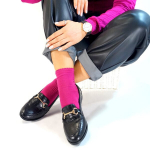 Pandlaga mokassiinid, mustad