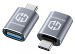 GRAUGEAR USB 3.2 Gen2 Adapter Type-A kuni Type-C 2 tk