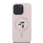 Karl Lagerfeld Karl and Choupette MagSafe iPhone 16 Pro Max Pink