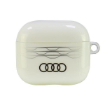Audi IML Geometric Pattern AirPods 3 cover biały|white AU-IMLAP3-A6|D3-WE