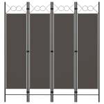 vidaXL 4 paneeliga ruumijagaja, antratsiithall, 160 x 180 cm