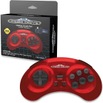 SEGA MegaDrive 8-Button Arcade Pad 2.4GHz Wireless Crimson Red