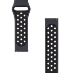Tactical 856 Double Silicone Band 20mm Black