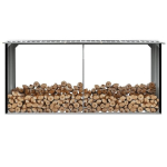 vidaXL puukuur tsingitud teras, 330 x 92 x 153 cm, antratsiithall