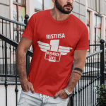 T-s&auml;rk &bdquo;Ristiisa number &uuml;ks&ldquo;, Punane 76195/3-7131-4004