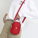 Naiste kotid, moodne suure mahutavusega kaldus span pakett &uuml;hev&auml;rviline t&uuml;druku mobiiltelefoni kott, punane