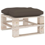 vidaXL p&otilde;randapadi/euroaluse istumispadi 60 x 61 x 10 cm pruunikas, Ruda