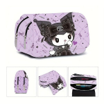 [Kuuma M&uuml;&uuml;k] Sanrio Kuromi & Cinnamoroll 3D Joonistuspliiatsikott - Vastupidav Oxford Kangas, Ideaalne &Otilde;pilastele ja Igap&auml;evaseks Kontoritarbeks, Trumpas F stilius