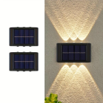 6 LED P&auml;ikeseenergial K&auml;itatav Valgus, Aiakaunistus Valgus V&auml;litingimusteks., &Scaron;ilta &scaron;viesa