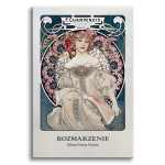 Naise portree Unistav Alphonse Mucha graafika reproduktsioon 80x120