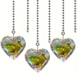 1/2/3/4tk Suur 4.8cm Kristall S&uuml;da Ripats Ventilaatori Kett Pikendaja