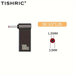 TISHRIC 100W PD Kiirlaadimine USB-C DC Toiteadapter HP/Lenovo/DELL S&uuml;learvutitele