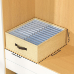 Mitmeosaline hoiukast, Sahtli hoiukast, Kokkupandav garderoobikonteiner, Sokkide, Pesu, S&auml;rkide jt hoiukast , 24 Tinklelis-smėlio spalvos